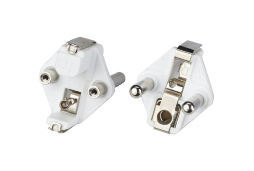 XY-A-003-4 French plug with screw hole